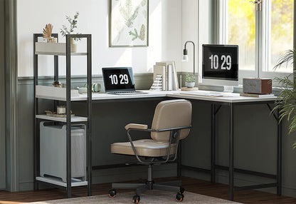 Inhabit Racked 120cm L-Shape Desk