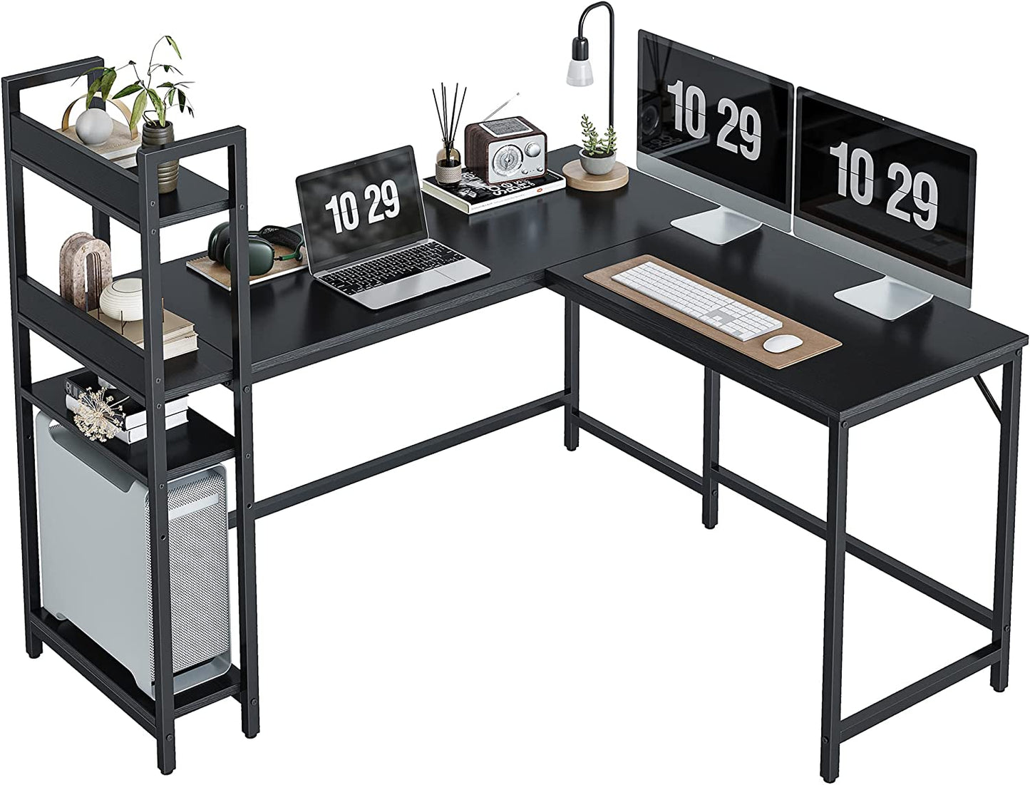 Inhabit Racked 120cm L-Shape Desk