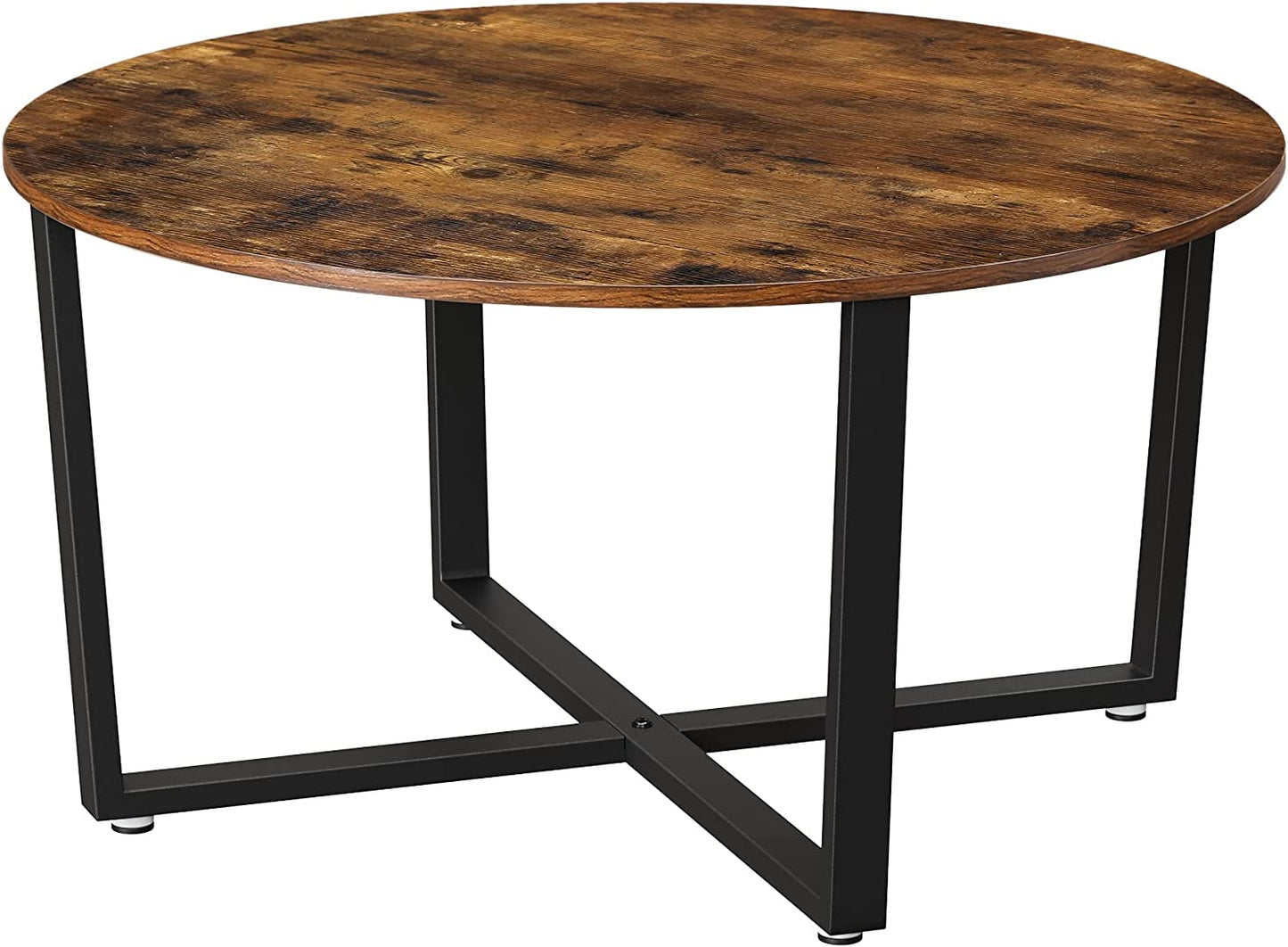 Inhabit Round Coffee Table Metal x Wood