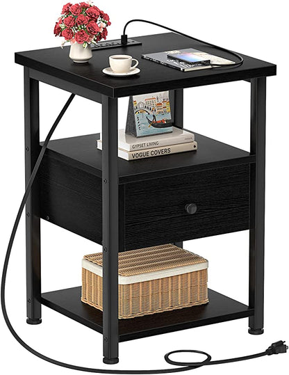 Inhabit Charging Station Side Table In 3 Colors