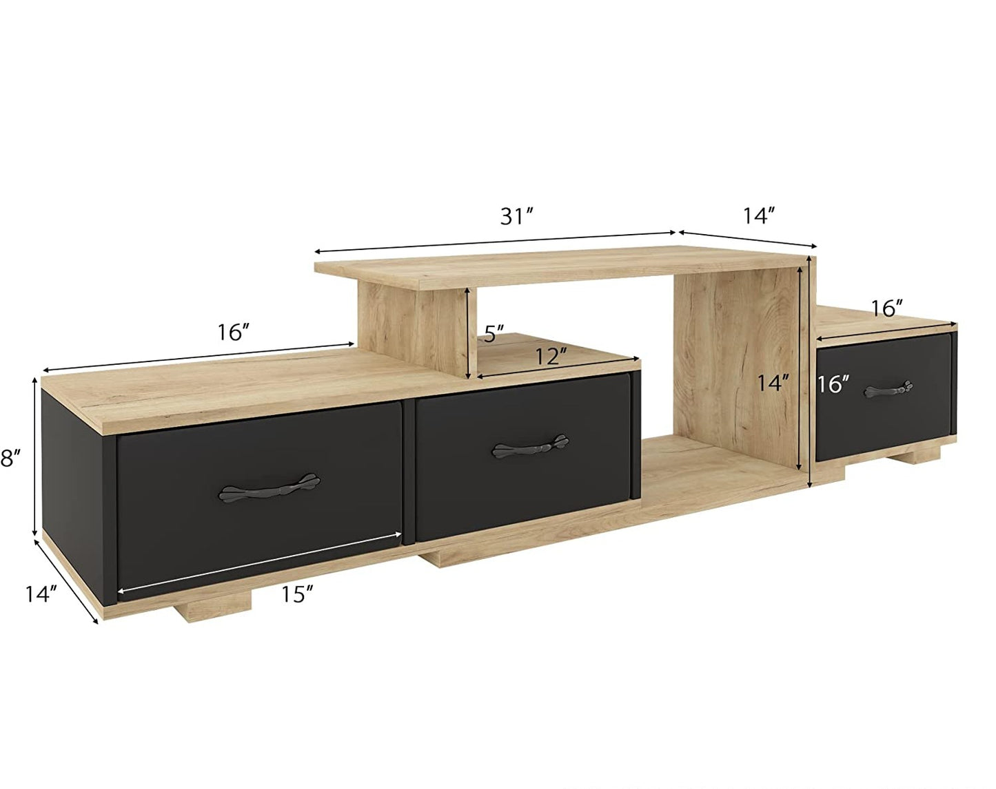 Inhabit TV Media Console In 4 Colors