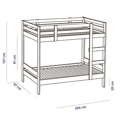 Inhabit Sleep Safe Kids Bunk Bed