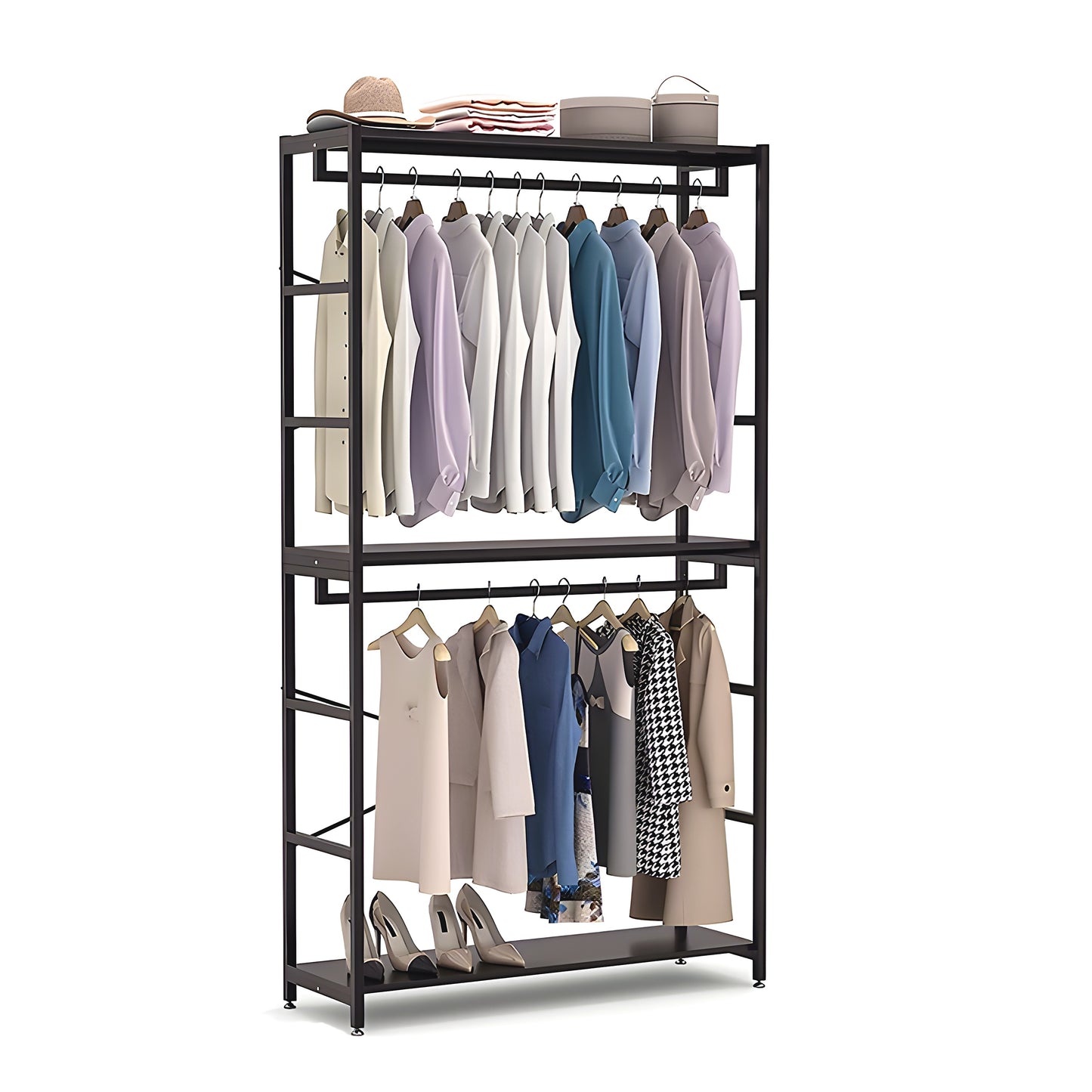 Inhabit Hangers Closet Organizer In Metal