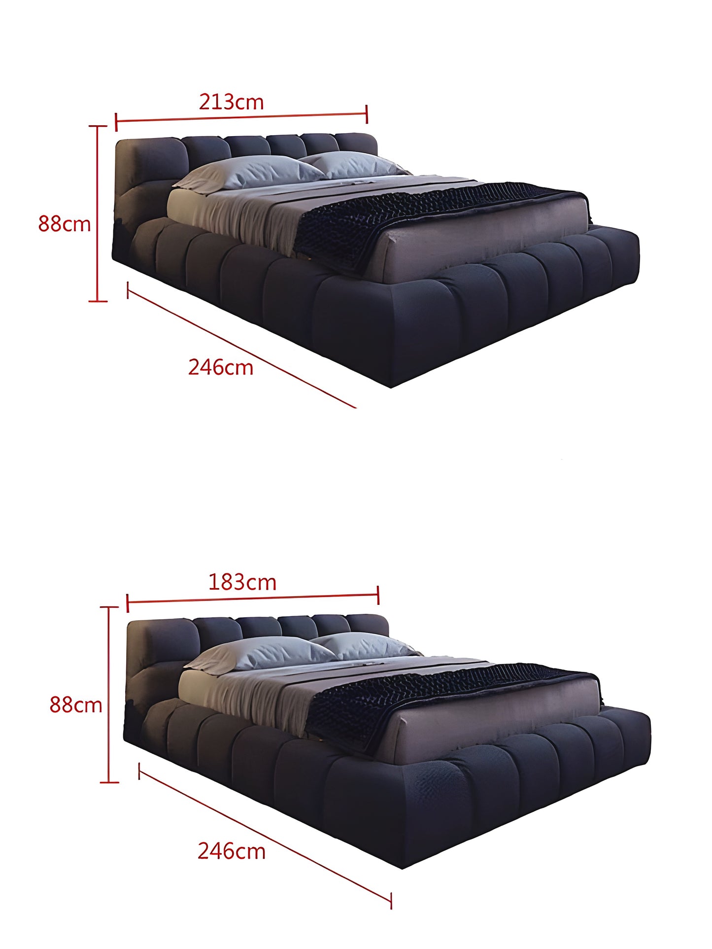 Inhabit Cubic Bed Queen/King Size