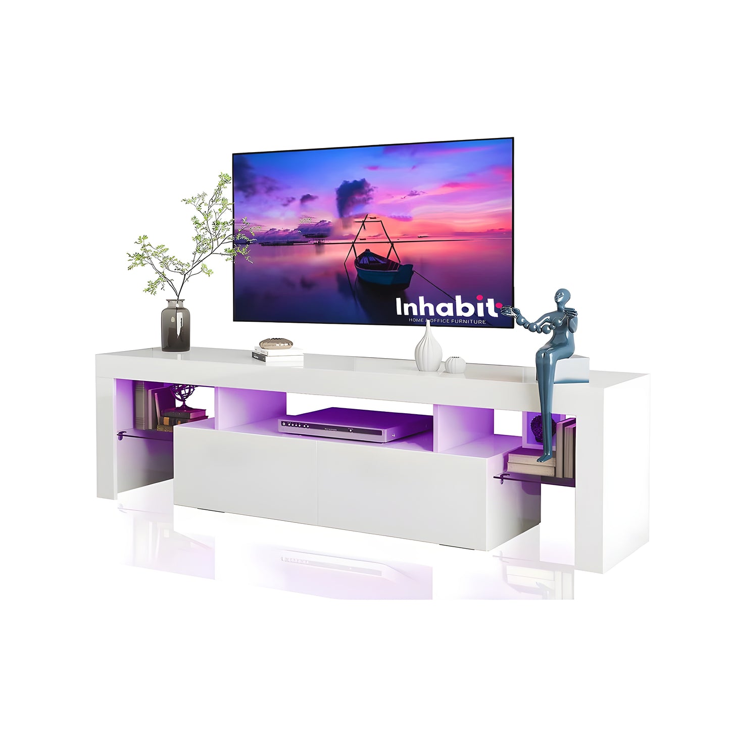 Inhabit Media TV Station With Built In LED