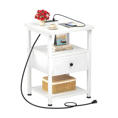 Inhabit Charging Station Side Table In 3 Colors