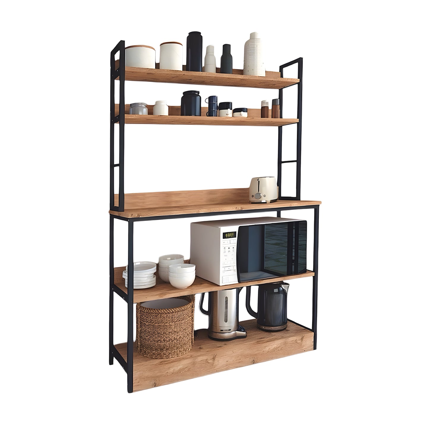 Inhabit Multi-Functional Coffee Corner, Bookshelf, Storage Cabinet