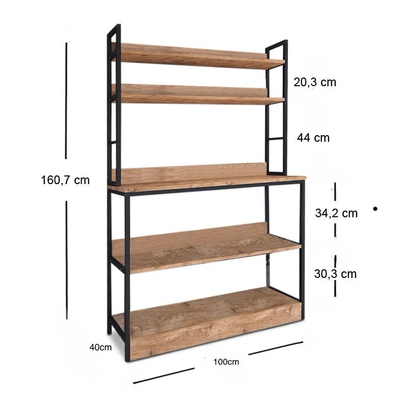 Inhabit Multi-Functional Coffee Corner, Bookshelf, Storage Cabinet