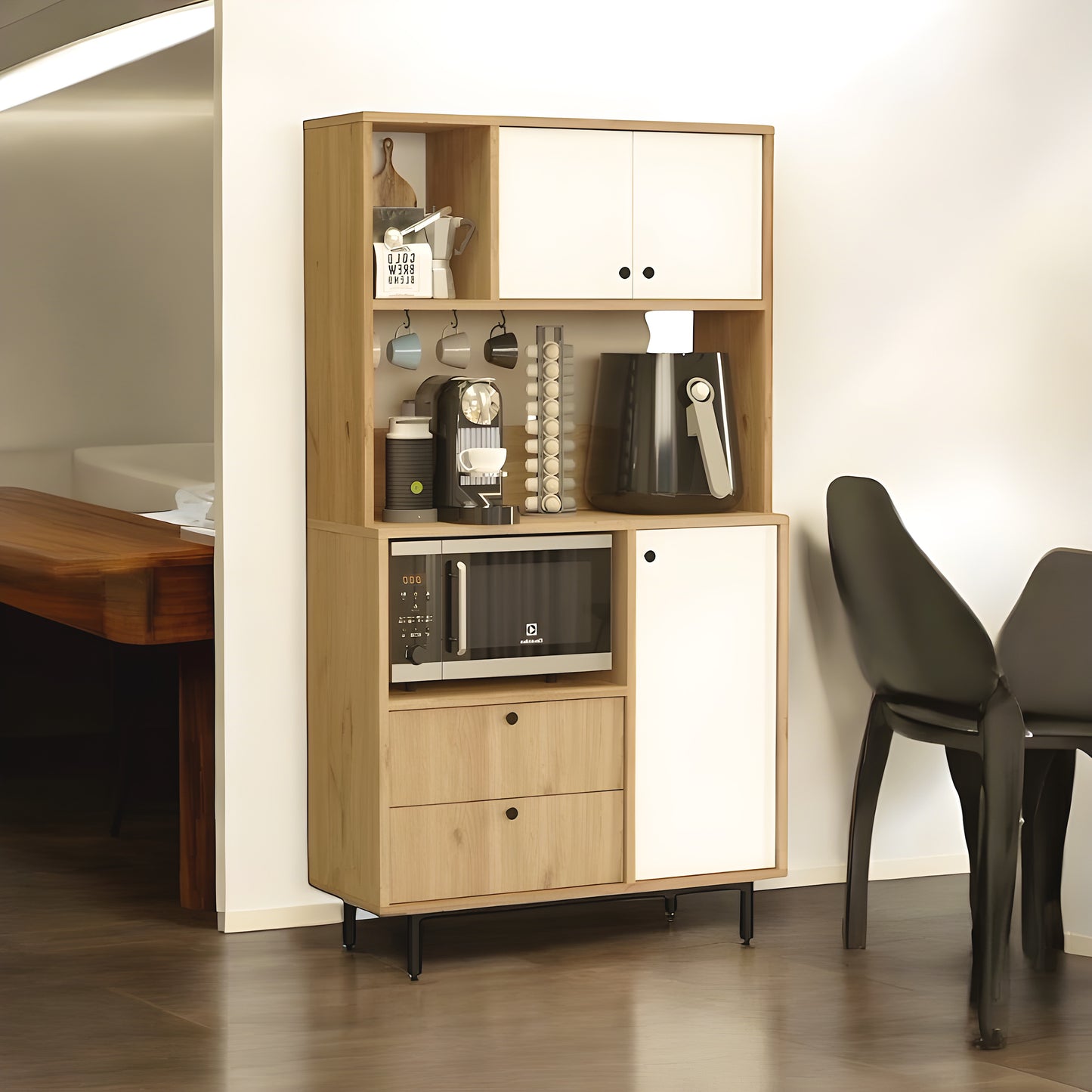 Inhabit Nordic Style Coffee Corner - Storage Cabinet