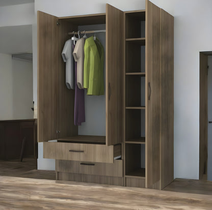 Inhabit Basic Wardrobe Natural Solid Wood Customizable