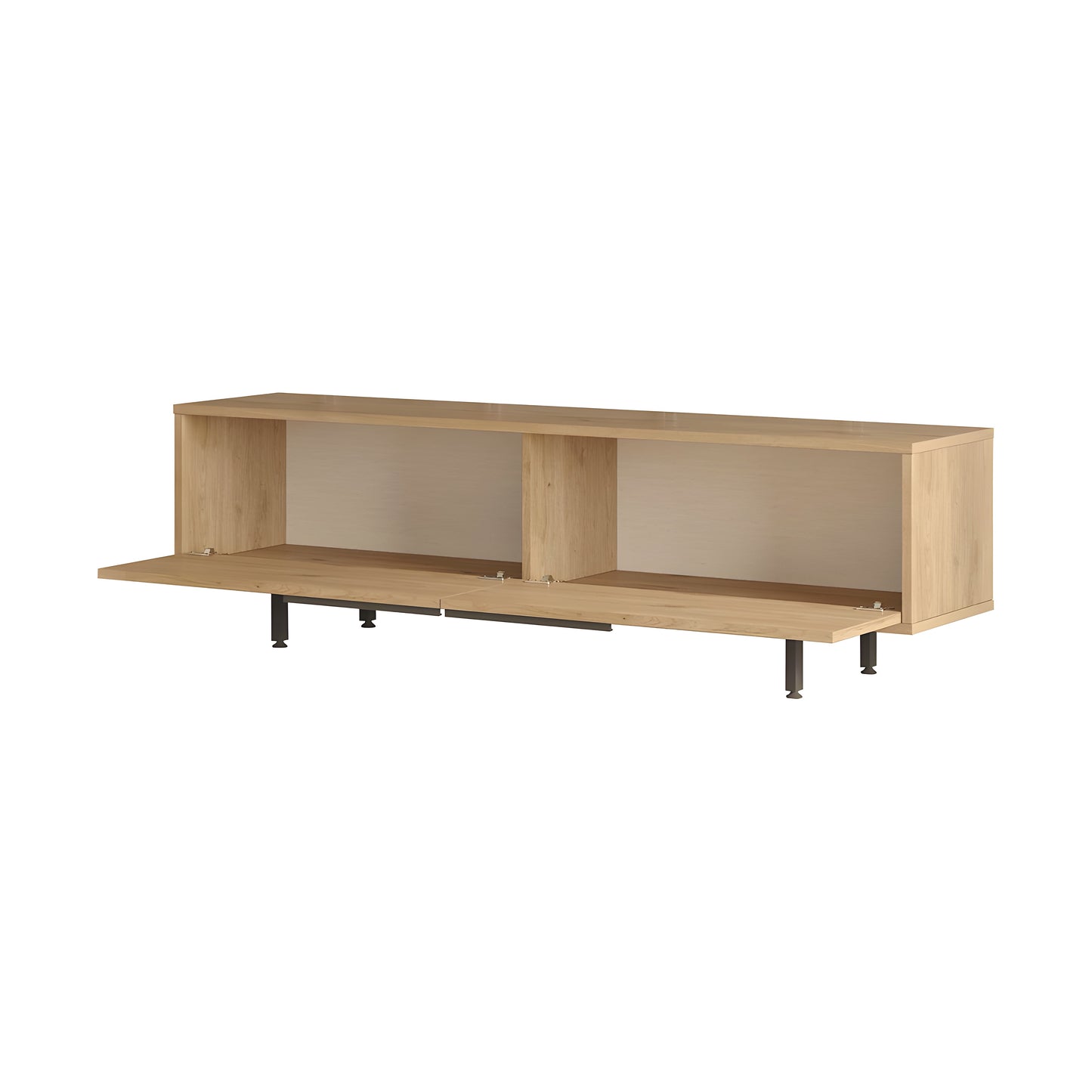 Inhabit Nordic Rattan TV Console /  Cabinet