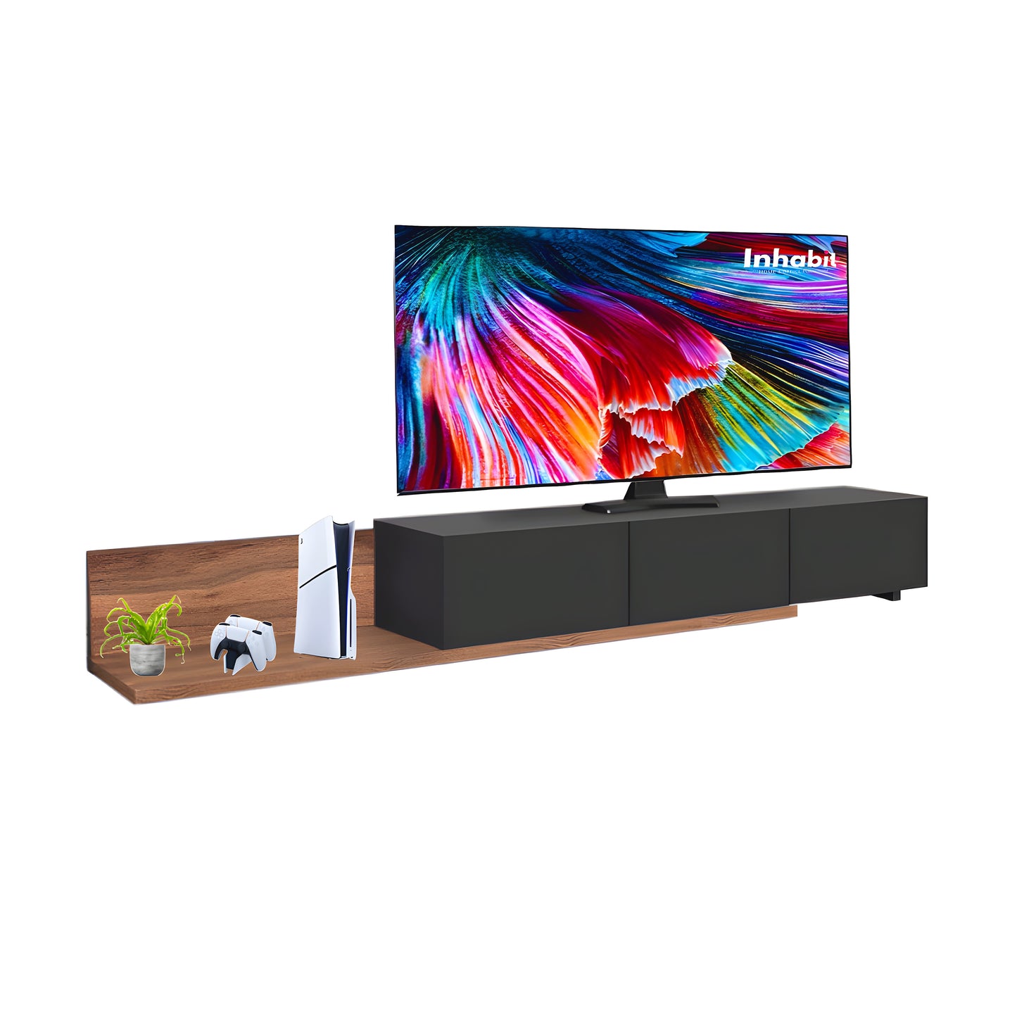 Inhabit Multimedia High Storage TV Console / Cabinet